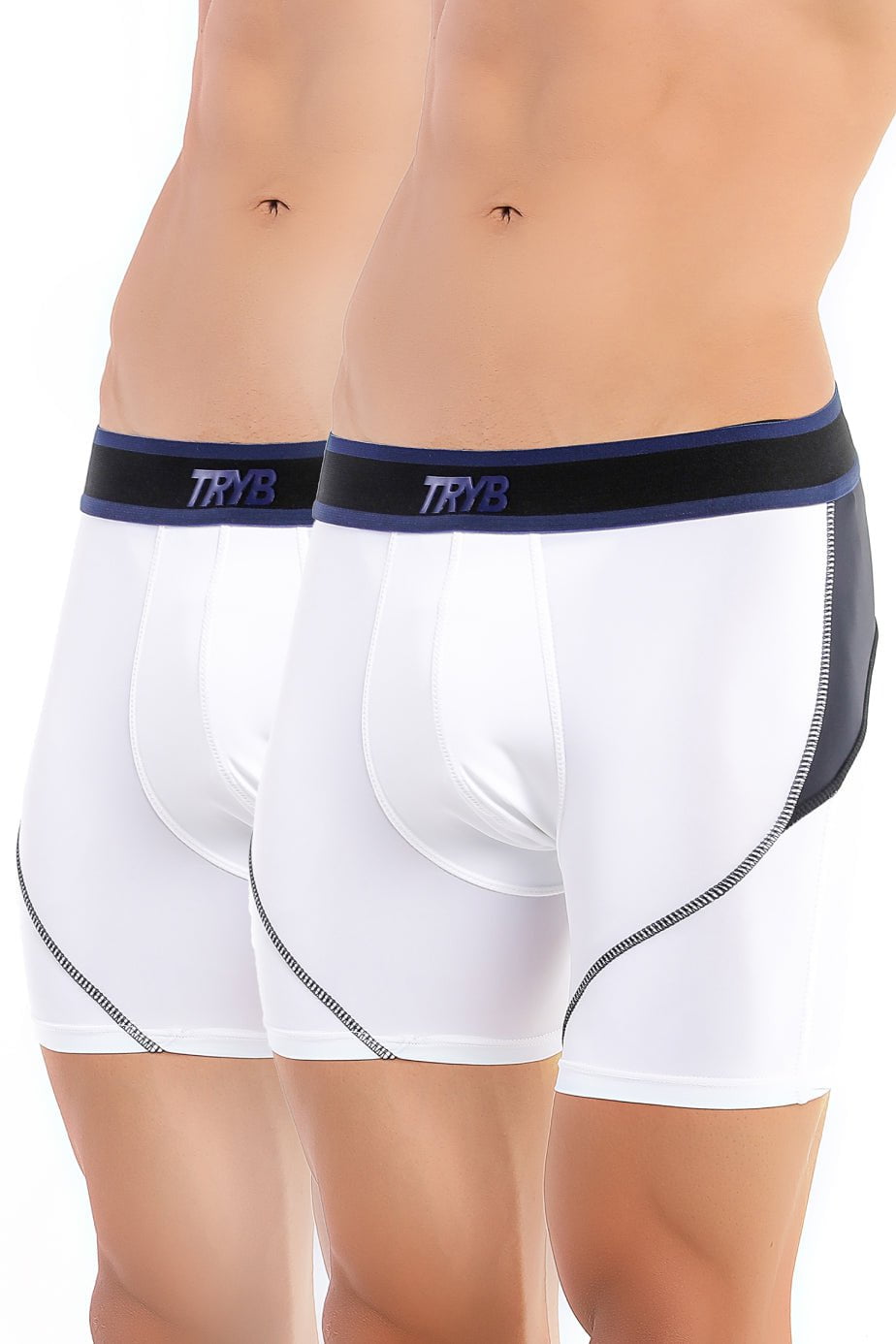 Trybwear ACTIV-H Trunk (2 pack) White Smoke / S