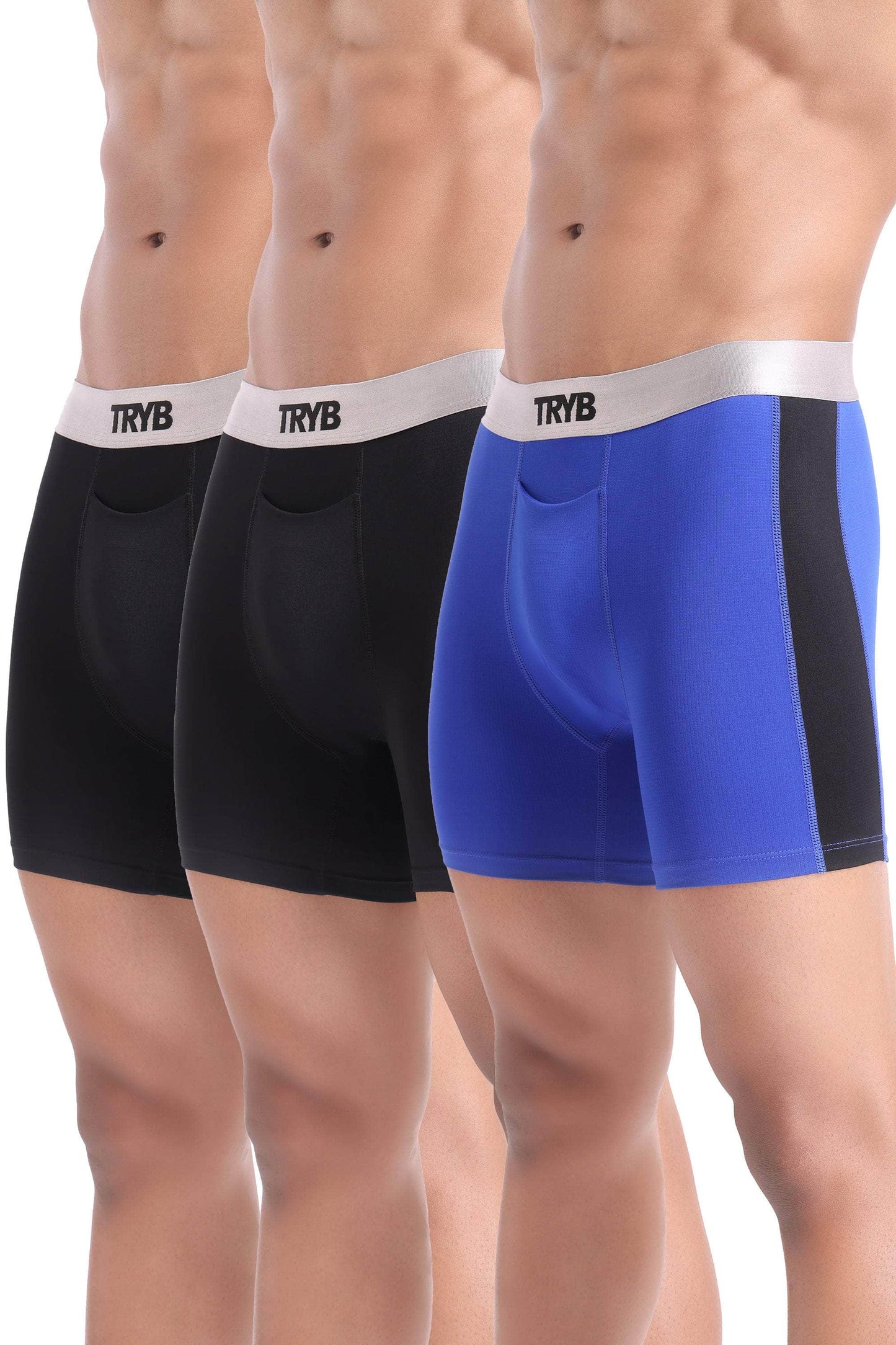 Trybwear Platinum (3 Pack) Slate Black - Slate Black - Onyx Indigo / S