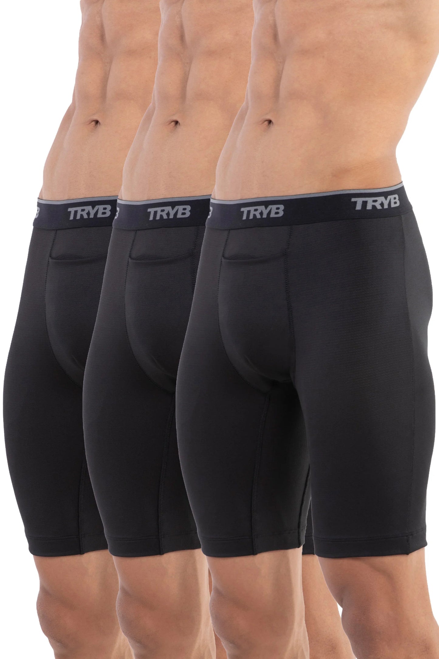 Trybwear PRO - Compression (3 pack) Black Raven / S