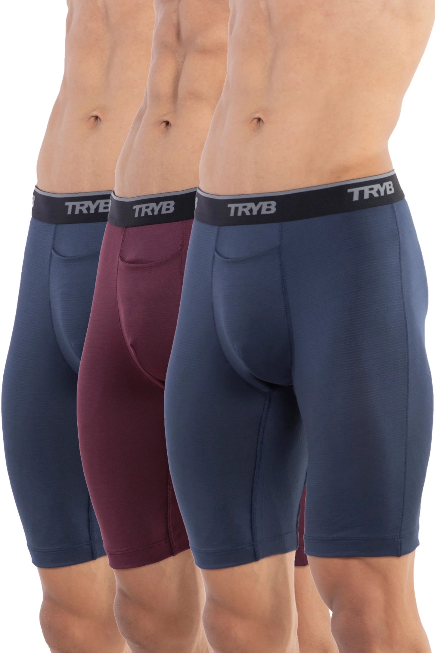 Trybwear PRO - Compression (3 pack) Cordon Bleu - Bordeaux - Cordon Bleu / S