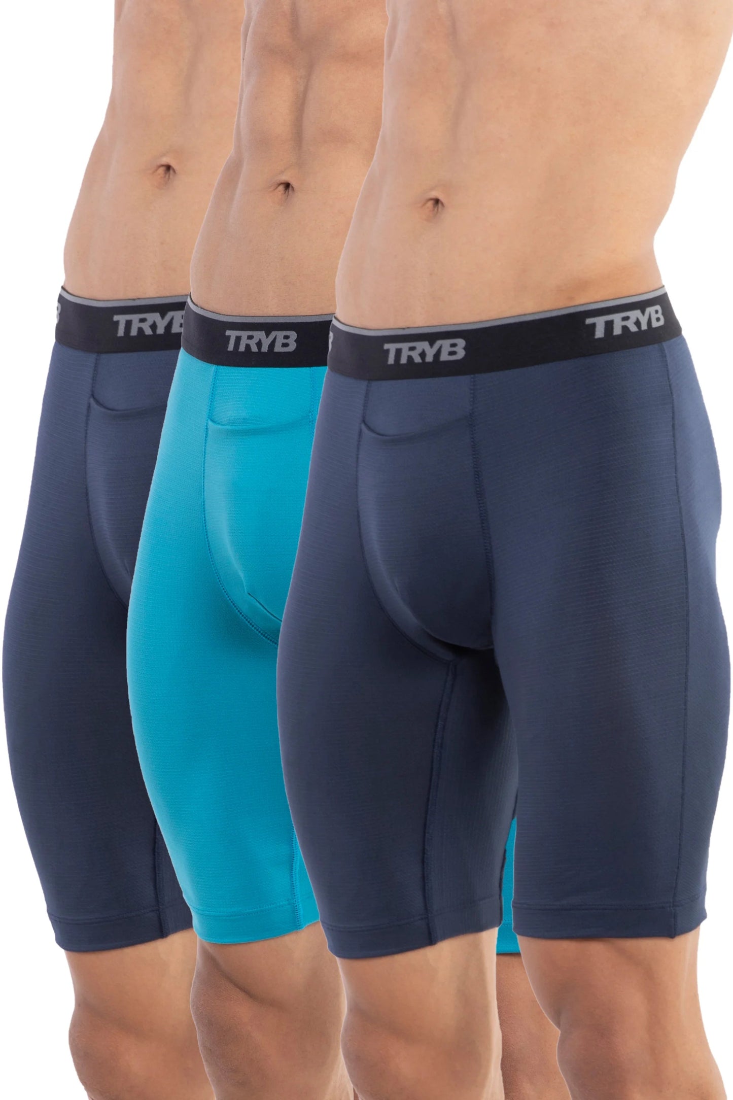 Trybwear PRO - Compression (3 pack) Cordon Bleu - Tranquil Sea - Cordon Bleu / S