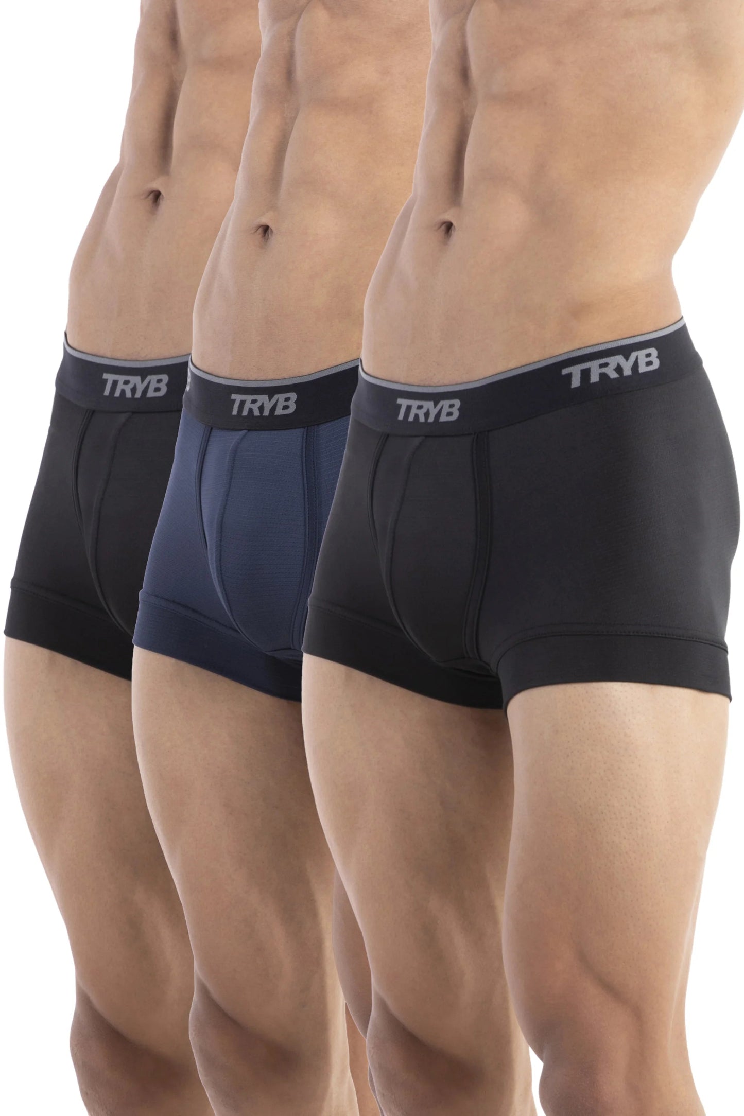 Trybwear PRO - Short Boxer (3 pack) Black Raven - Black Raven - Cordon Bleu / S