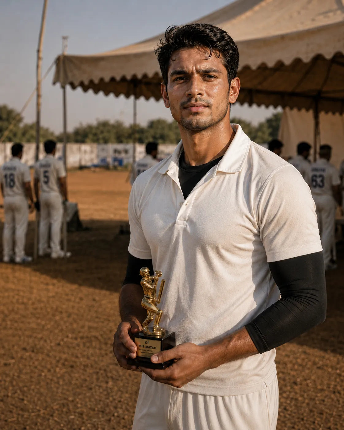 TRYB compression worn by a cricketer