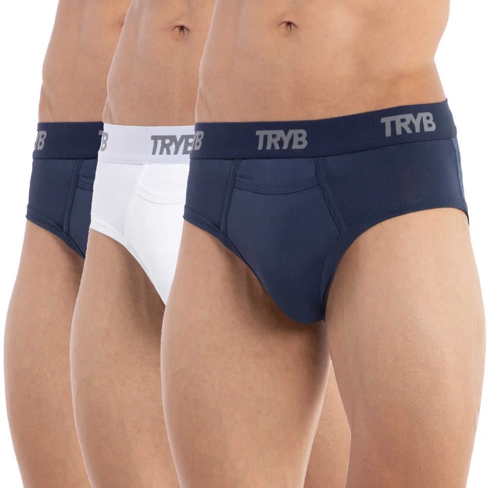 
                  
                    Trybwear ACTIV – Briefs (3 Pack) Armada Marine - White Smoke - Armada Marine / S
                  
                