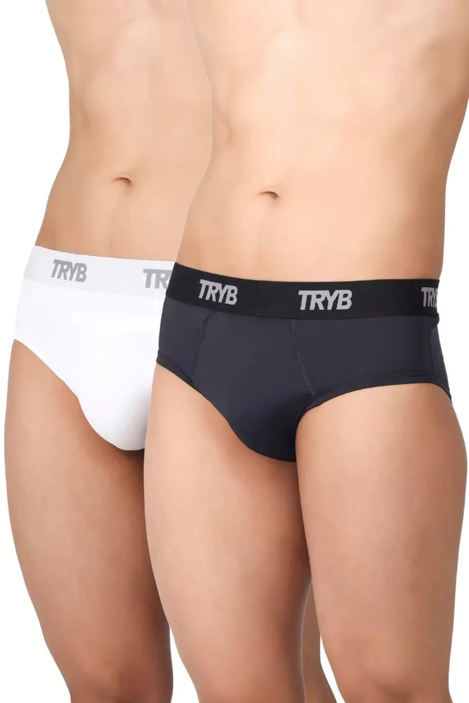 
                  
                    Trybwear ACTIV – Briefs with Supporter (2 pack) White Smoke - Midnight Black / S
                  
                