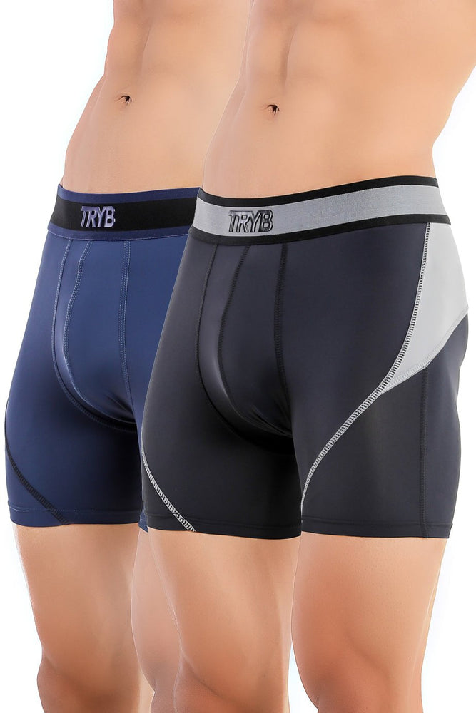 
                  
                    Trybwear ACTIV-H Trunk (2 pack) Armada Marine - Midnight Black / S
                  
                