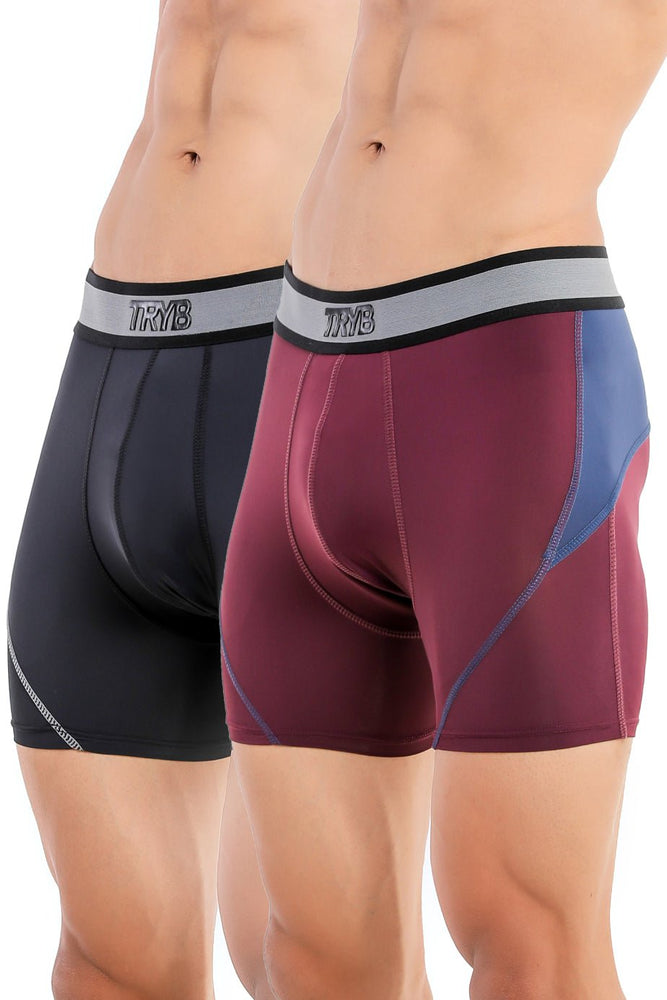 
                  
                    Trybwear ACTIV-H Trunk (2 pack) Midnight Black - Grape Vine / S
                  
                