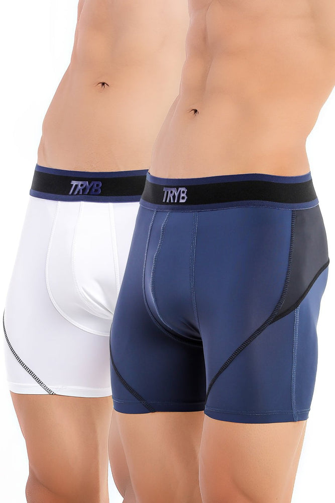 
                  
                    Trybwear ACTIV-H Trunk (2 pack) White Smoke - Armada Marine / S
                  
                
