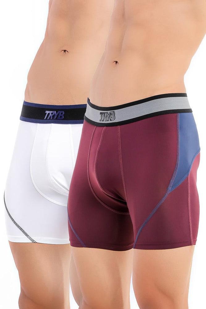 
                  
                    Trybwear ACTIV-H Trunk (2 pack) White Smoke - Grape Vine / S
                  
                
