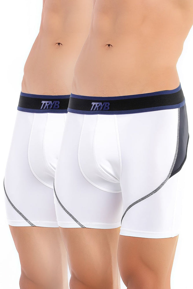 
                  
                    Trybwear ACTIV-H Trunk (2 pack) White Smoke / S
                  
                