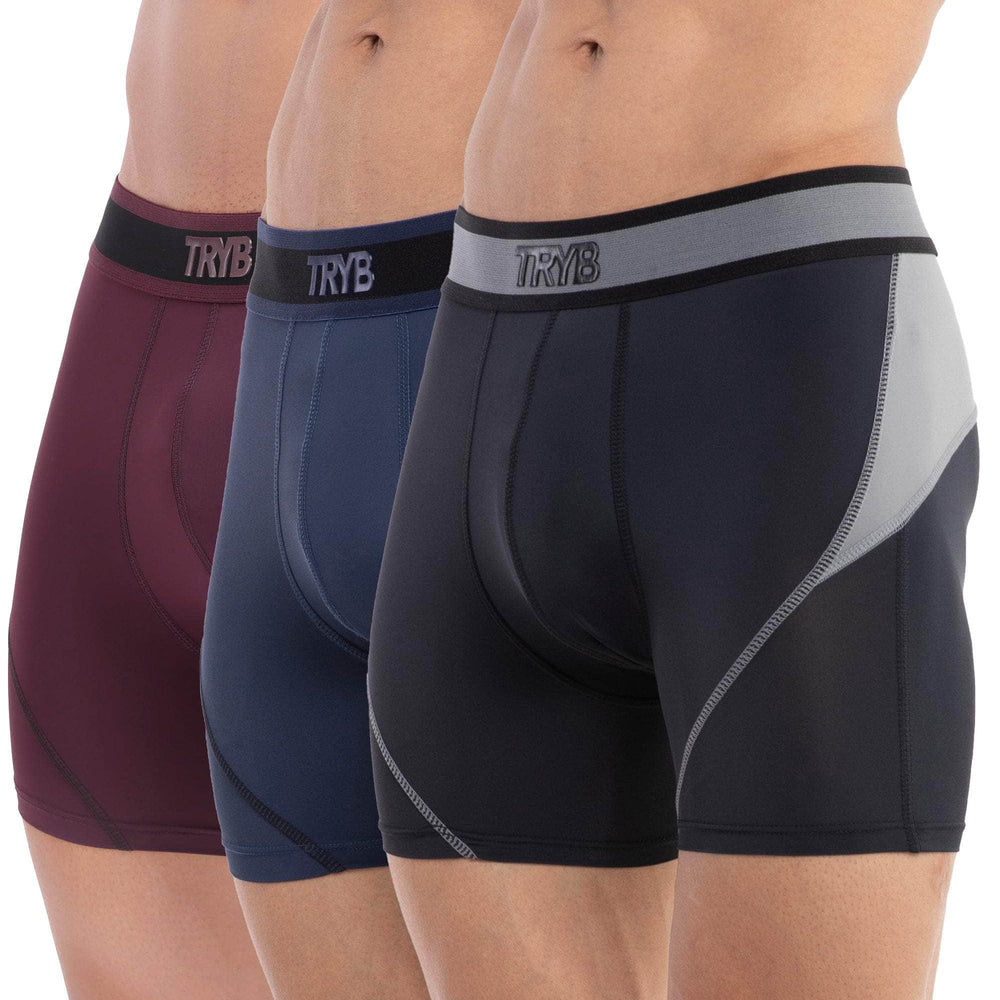 
                  
                    Trybwear ACTIV-H Trunk (3 Pack) Armada Marine - Grape Vine - Midnight Black / S
                  
                