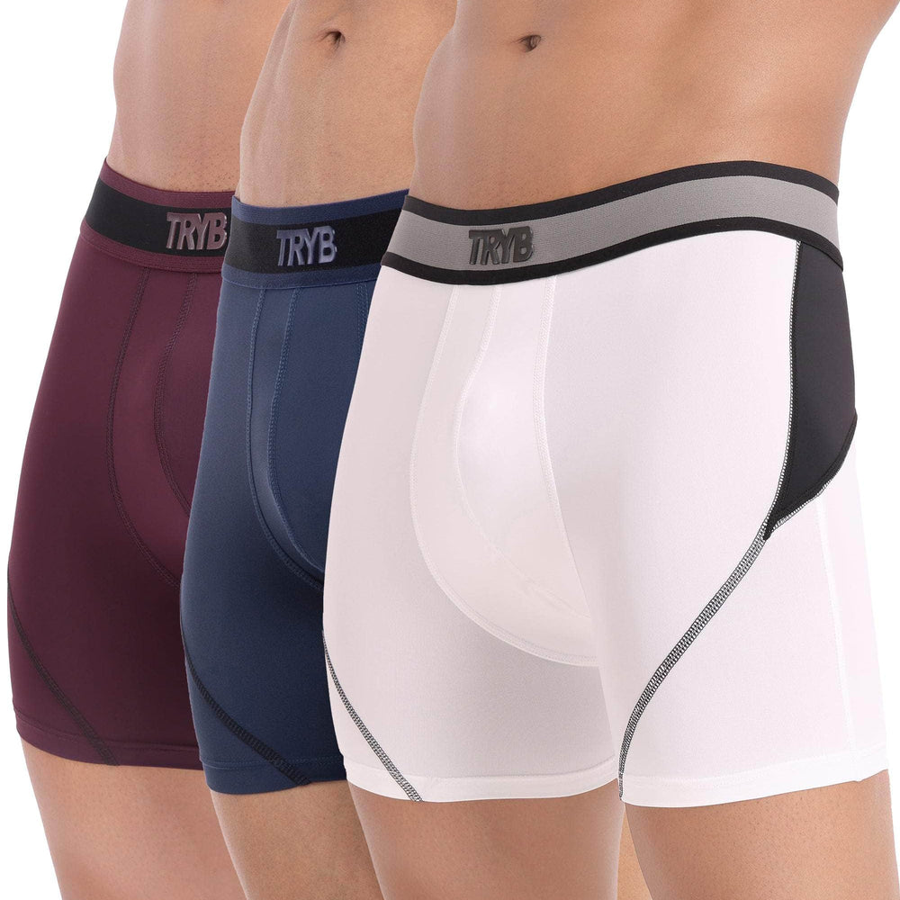 
                  
                    Trybwear ACTIV-H Trunk (3 Pack) Armada Marine - White Smoke - Grape Vine / S
                  
                