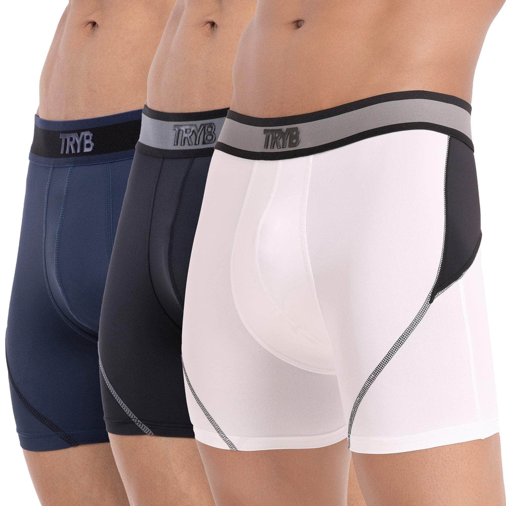 
                  
                    Trybwear ACTIV-H Trunk (3 Pack) Armada Marine - White Smoke - Midnight Black / S
                  
                