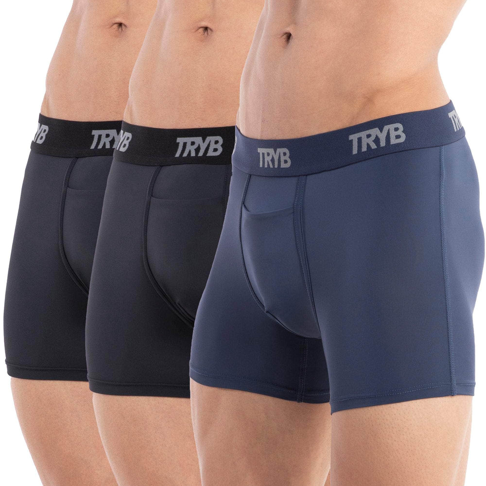 
                  
                    Trybwear ACTIV – Square Cut (3 Pack) Midnight Black - Armada Marine - Midnight Black / S
                  
                