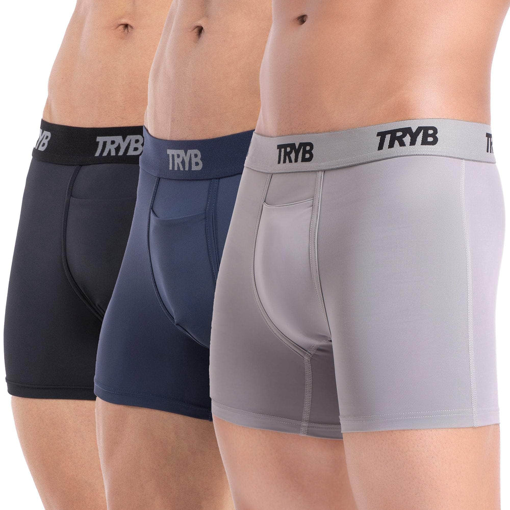 
                  
                    Trybwear ACTIV – Square Cut (3 Pack) Midnight Black - Concrete - Armada Marine / S
                  
                
