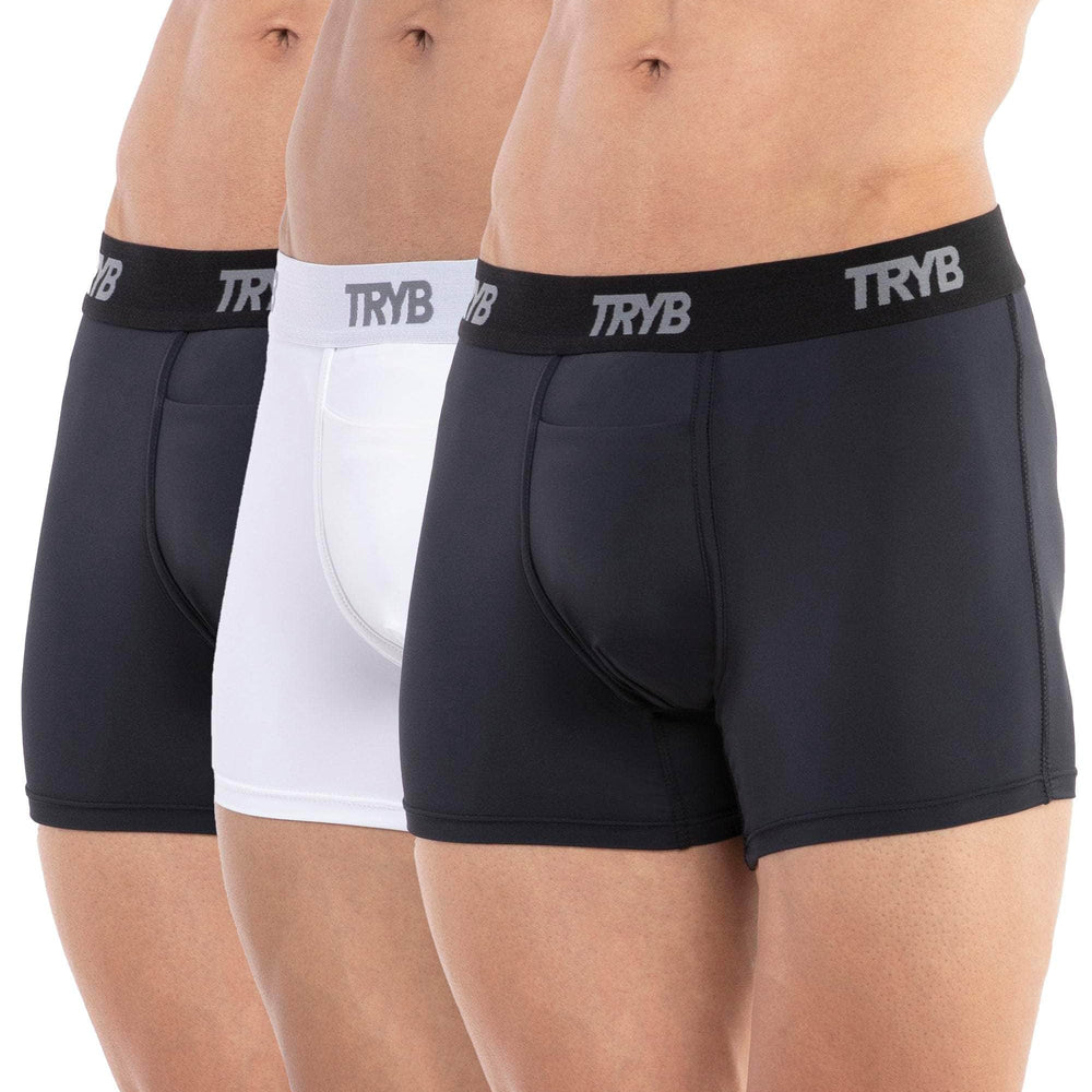 
                  
                    Trybwear ACTIV – Square Cut (3 Pack) Midnight Black - White Smoke - Midnight Black / S
                  
                