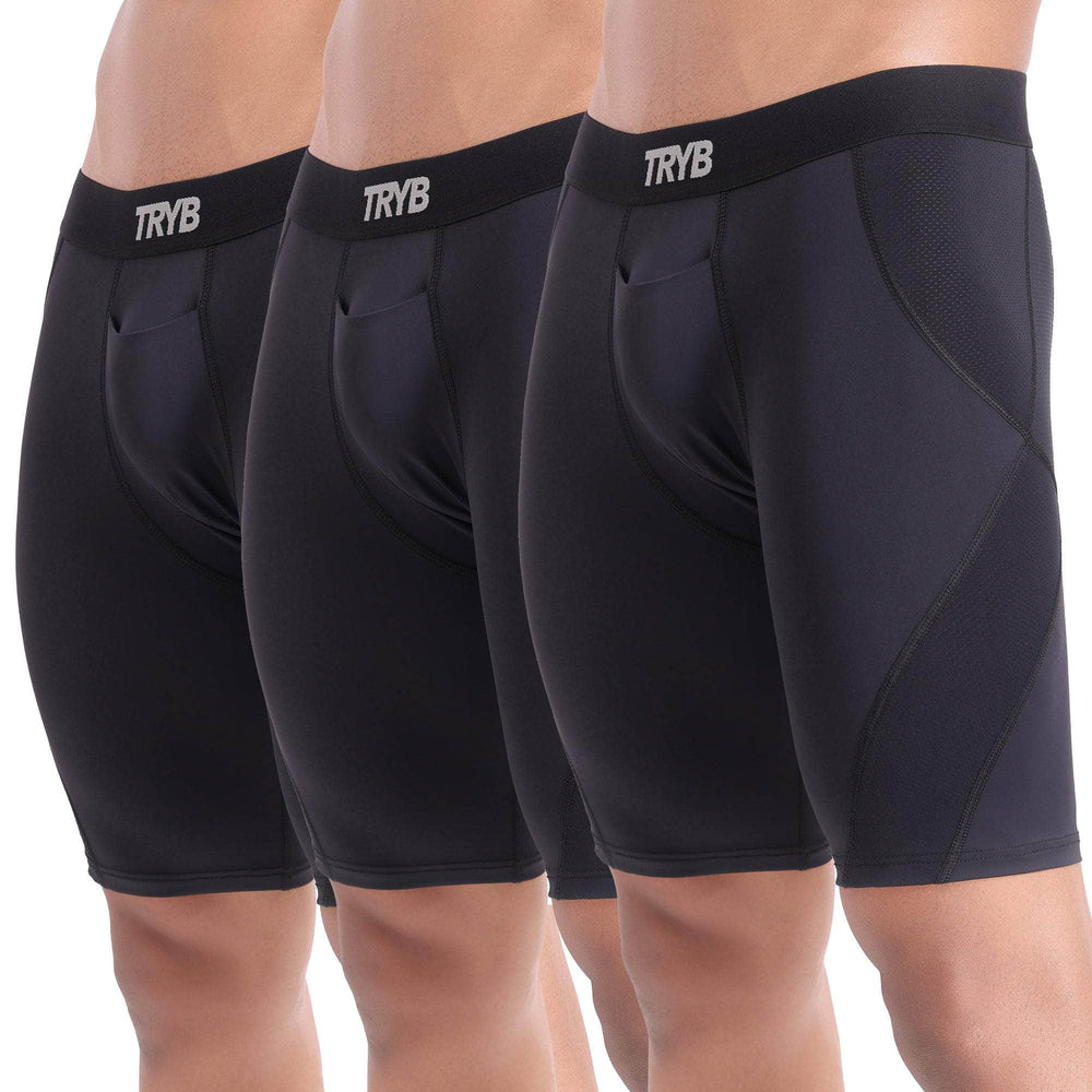 
                  
                    Trybwear Energizer (Compression) - 3 Pack All Black / S
                  
                