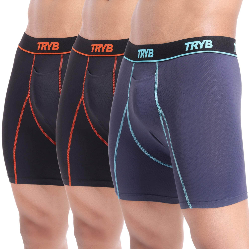 
                  
                    Trybwear Liquid (3 Pack) Black Tangerine - Black Tangerine - Navy Tron / S
                  
                