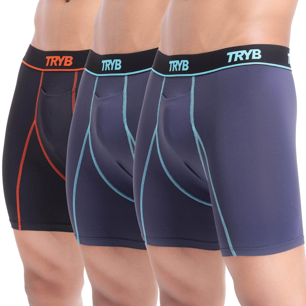 
                  
                    Trybwear Liquid (3 Pack) Black Tangerine - Navy Tron - Navy Tron / S
                  
                