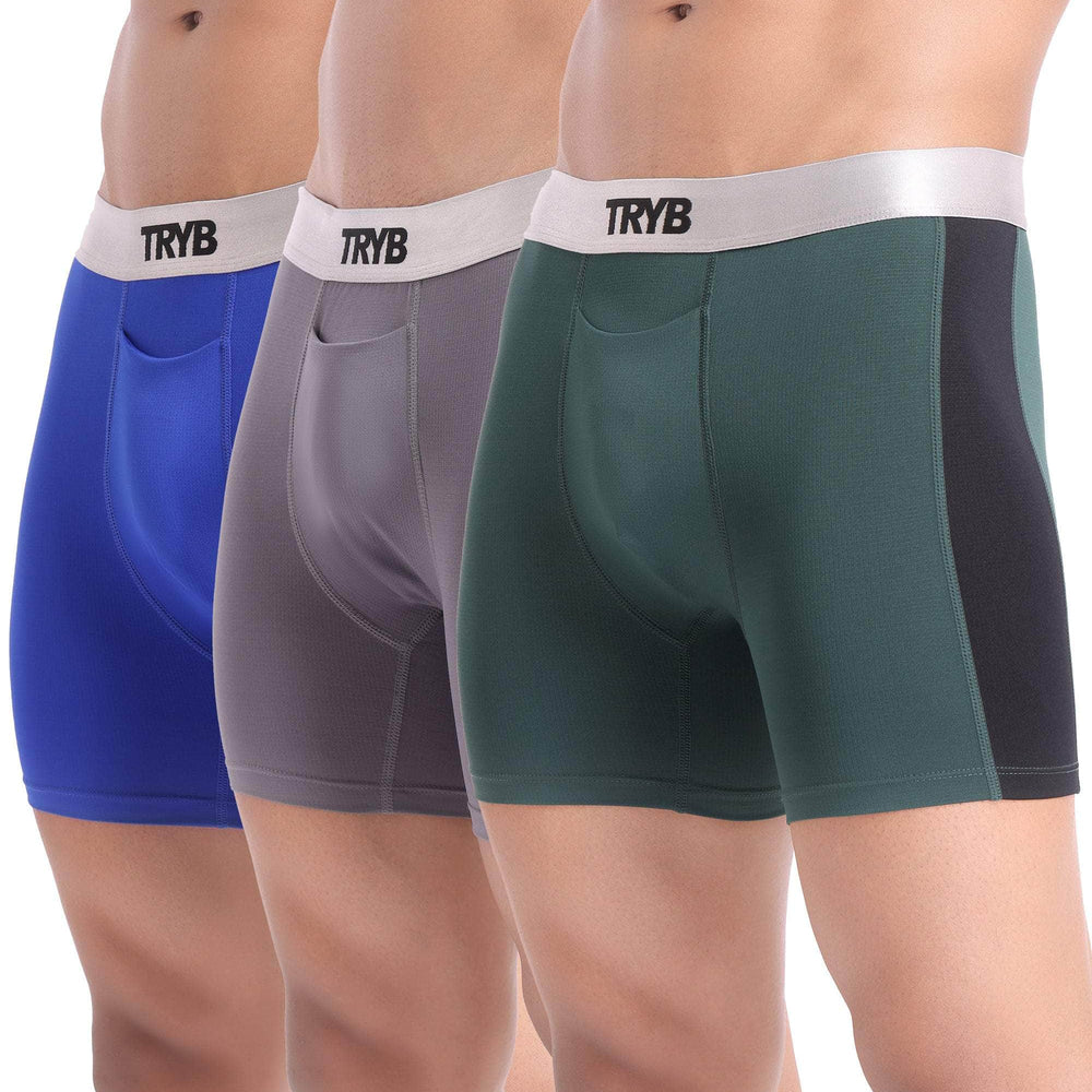 
                  
                    Trybwear Platinum (3 Pack) Onyx Indigo - Onyx Rhino - Emerald Black / S
                  
                