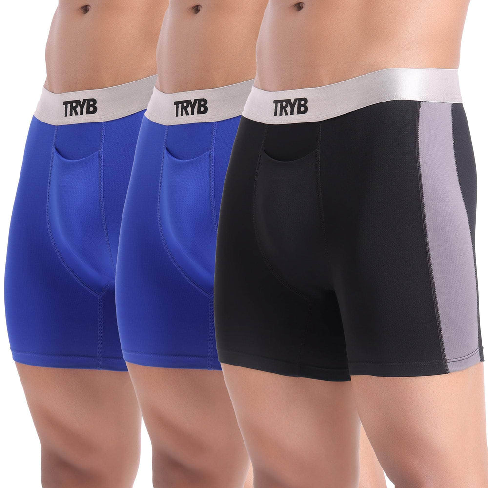 
                  
                    Trybwear Platinum (3 Pack) Slate Black - Onyx Indigo - Onyx Indigo / S
                  
                