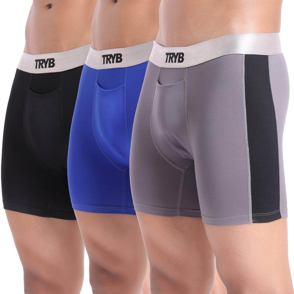 
                  
                    Trybwear Platinum (3 Pack) Slate Black - Onyx Indigo - Onyx Rhino / S
                  
                