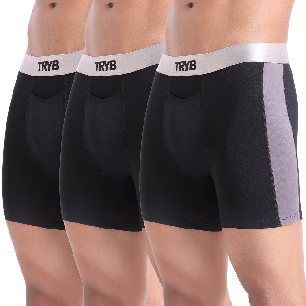 
                  
                    Trybwear Platinum (3 Pack) Slate Black / S
                  
                