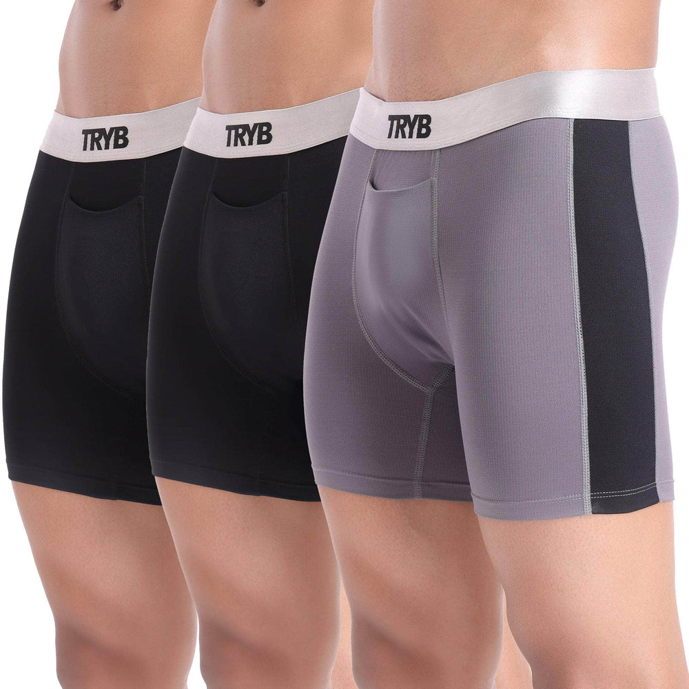 
                  
                    Trybwear Platinum (3 Pack) Slate Black - Slate Black - Onyx Rhino / S
                  
                
