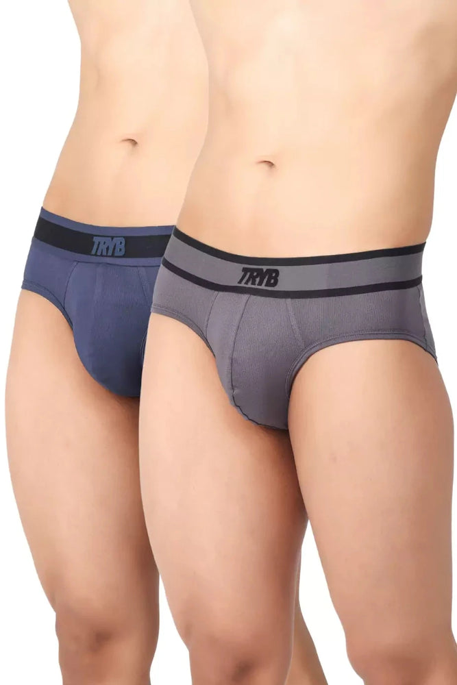 
                  
                    Trybwear PRO - Brief (2 Pack) Cordon Bleu - Steel Smoke / S
                  
                