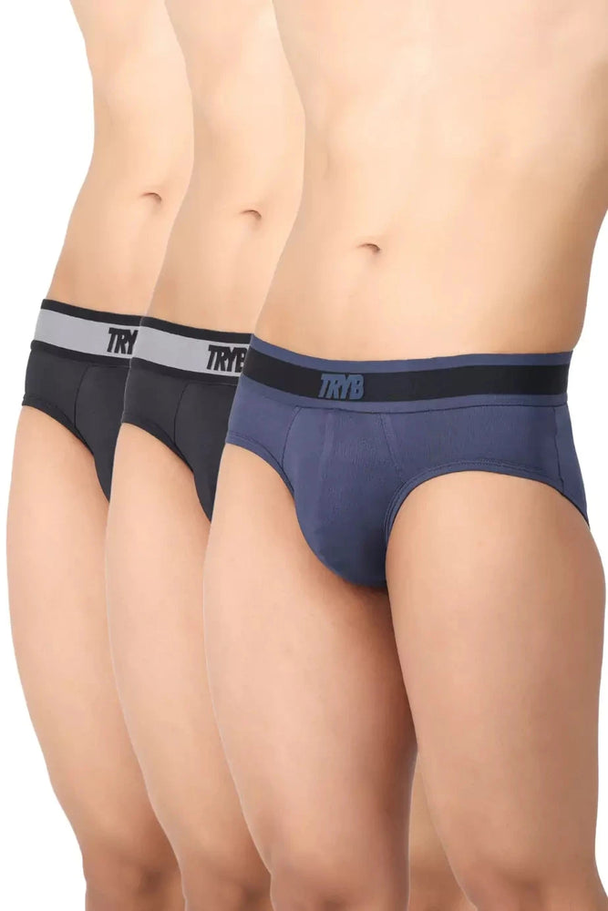 
                  
                    Trybwear PRO - Brief (3 Pack) Black-Raven---Black-Raven---Cordon-Bleu / S
                  
                