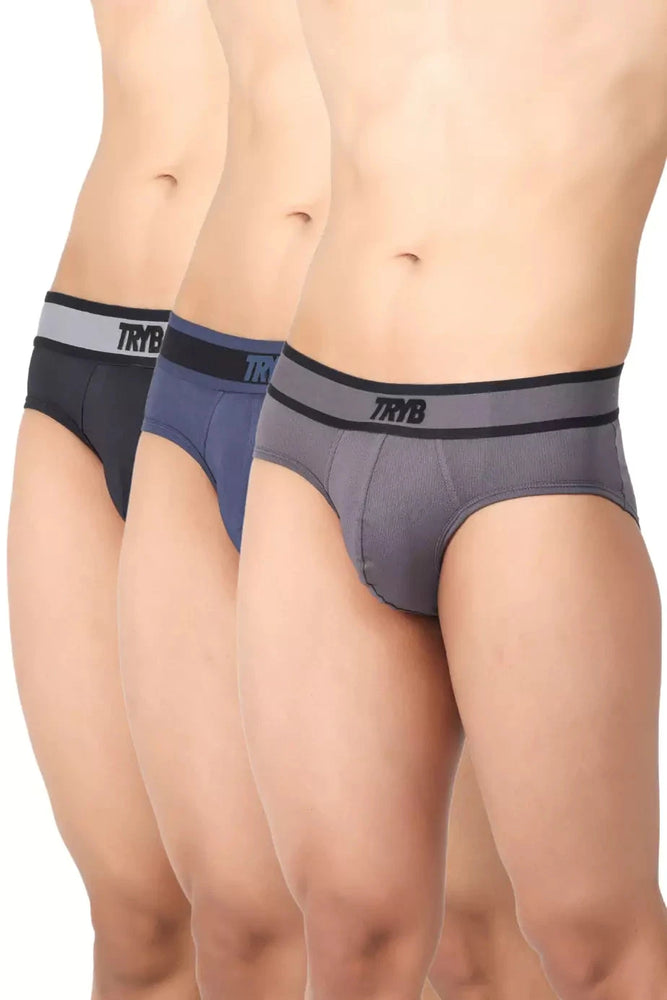 
                  
                    Trybwear PRO - Brief (3 Pack) Black-Raven---Cordon-Bleu---Steel-Smoke / S
                  
                