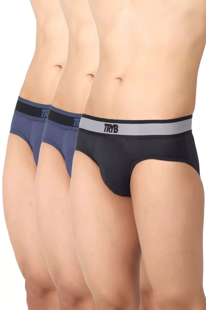 
                  
                    Trybwear PRO - Brief (3 Pack) Cordon-Bleu---Black-Raven---Cordon-Bleu / S
                  
                
