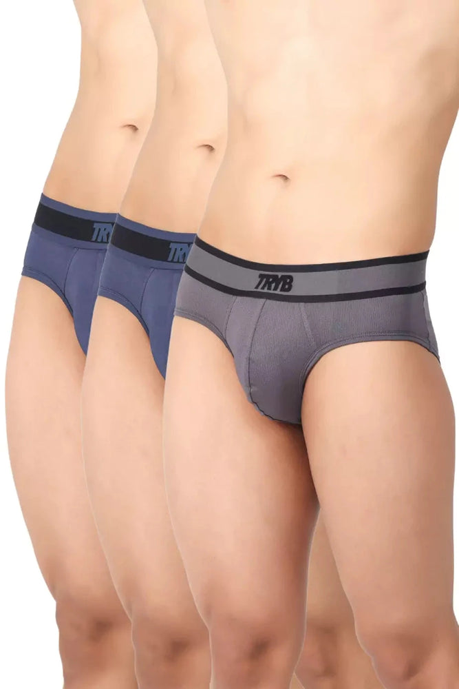 
                  
                    Trybwear PRO - Brief (3 Pack) Cordon-Bleu---Steel-Smoke---Cordon-Bleu / S
                  
                