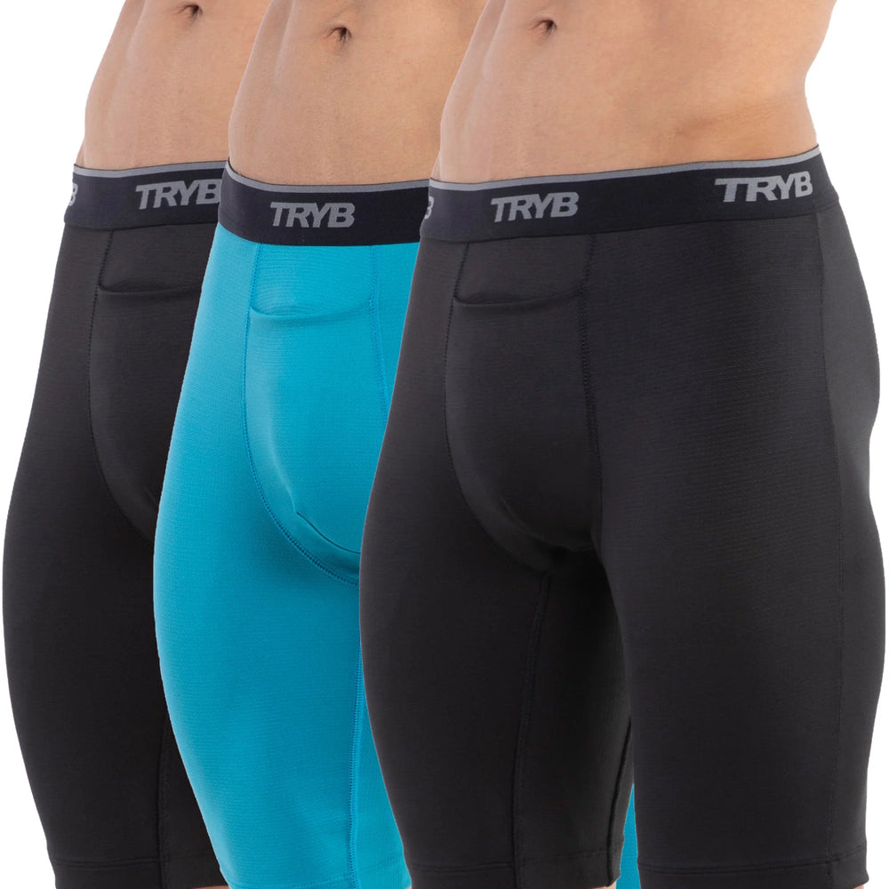 
                  
                    Trybwear PRO - Compression (3 pack) Black Raven - Black Raven - Tranquil Sea / S
                  
                