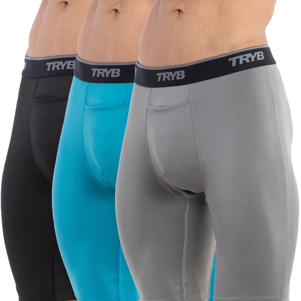 
                  
                    Trybwear PRO - Compression (3 pack) Black Raven - Shark Grey - Tranquil Sea / S
                  
                