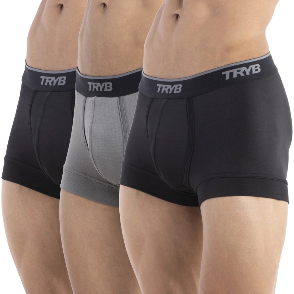 
                  
                    Trybwear PRO - Short Boxer (3 pack) Black Raven - Black Raven - Shark Grey / S
                  
                