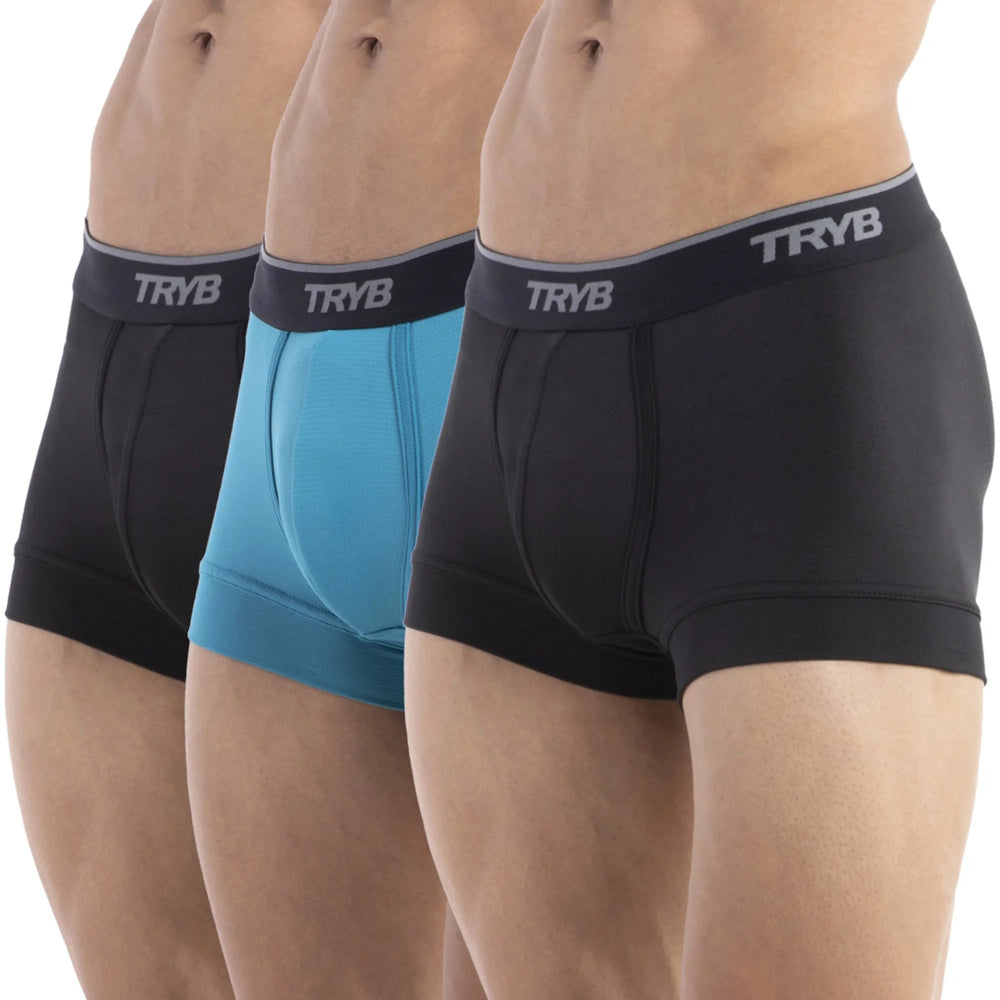 
                  
                    Trybwear PRO - Short Boxer (3 pack) Black Raven - Black Raven - Tranquil Sea / S
                  
                