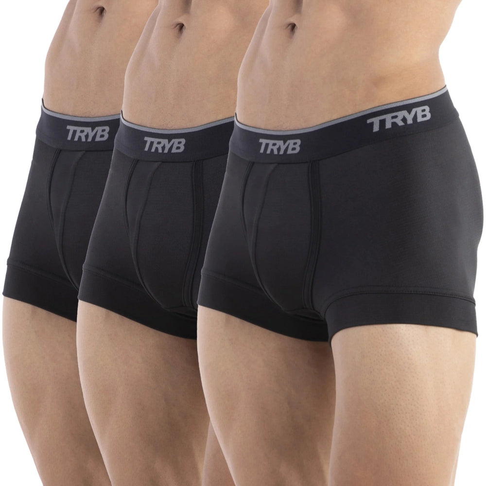 Trybwear PRO - Short Boxer (3 pack) Black Raven / S