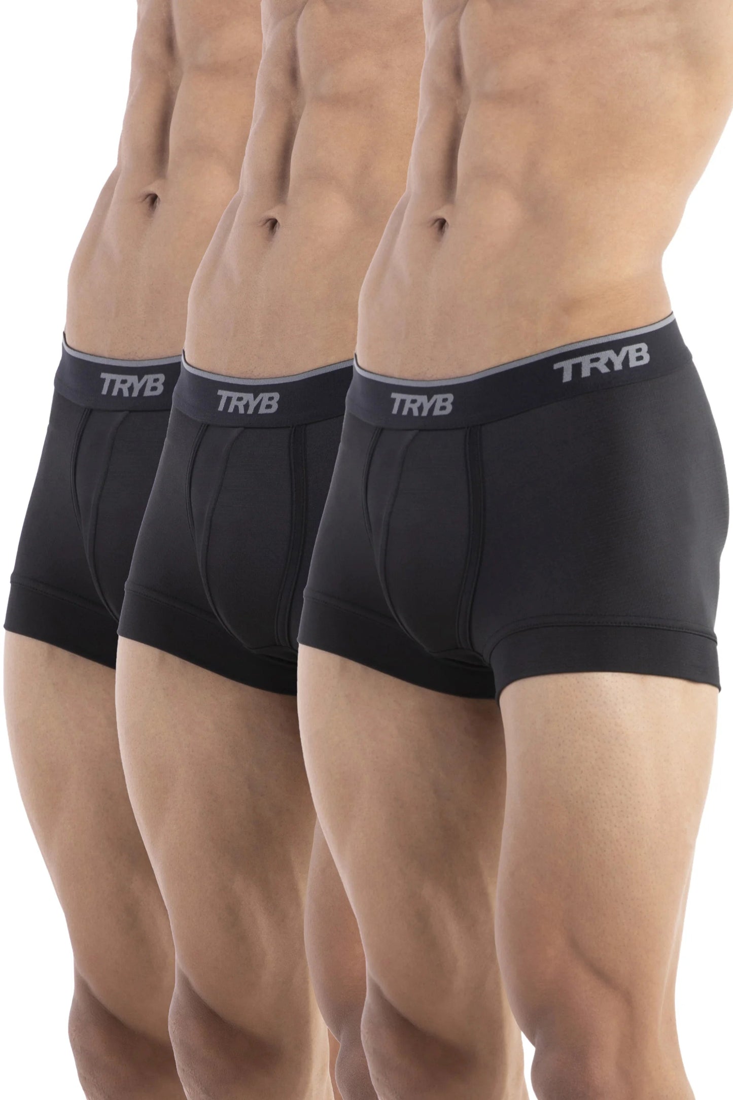 Trybwear PRO - Short Boxer (3 pack) Black Raven / S
