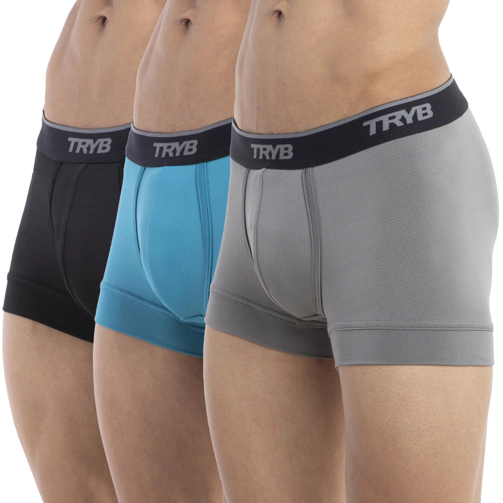 
                  
                    Trybwear PRO - Short Boxer (3 pack) Black Raven - Shark Grey - Tranquil Sea / S
                  
                