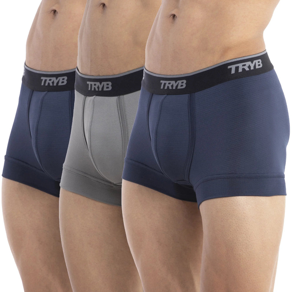 
                  
                    Trybwear PRO - Short Boxer (3 pack) Cordon Bleu - Shark Grey - Cordon Bleu / S
                  
                