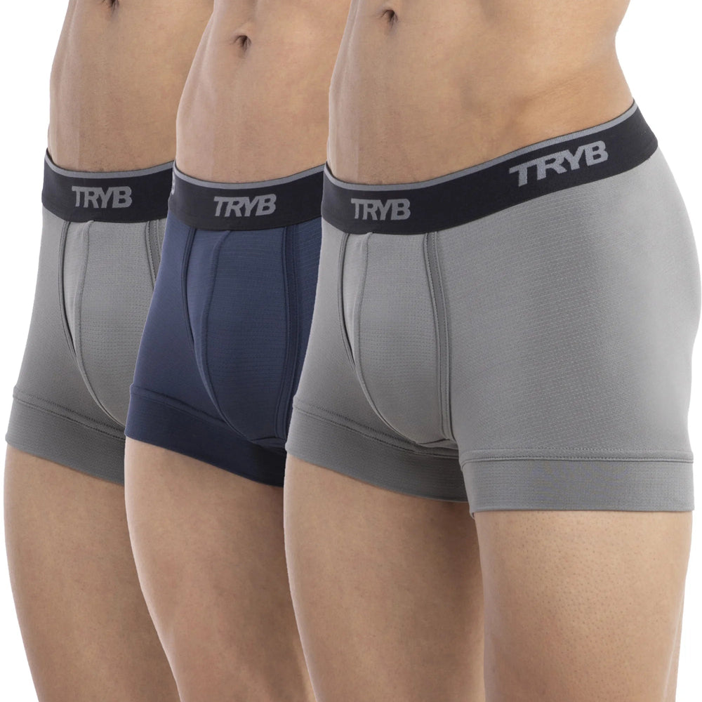 
                  
                    Trybwear PRO - Short Boxer (3 pack) Shark Grey - Shark Grey - Cordon Bleu / S
                  
                
