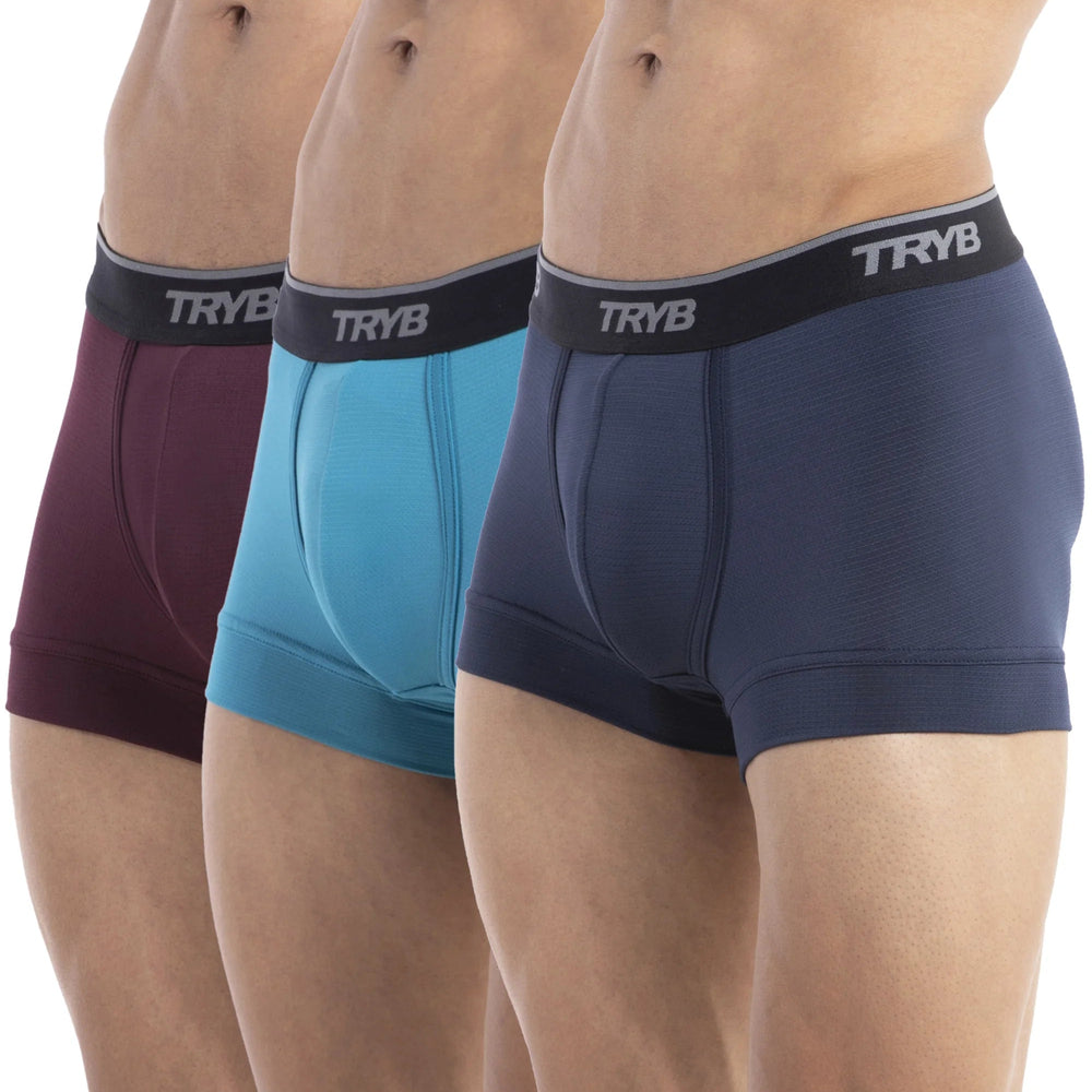 
                  
                    Trybwear PRO - Short Boxer (3 pack) Tranquil Sea - Bordeaux - Cordon Bleu / S
                  
                