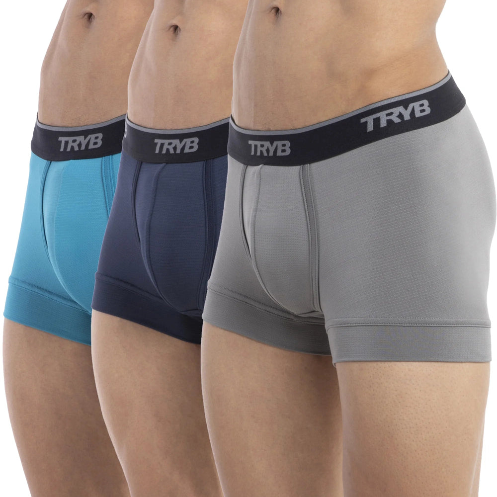 
                  
                    Trybwear PRO - Short Boxer (3 pack) Tranquil Sea - Shark Grey - Cordon Bleu / S
                  
                