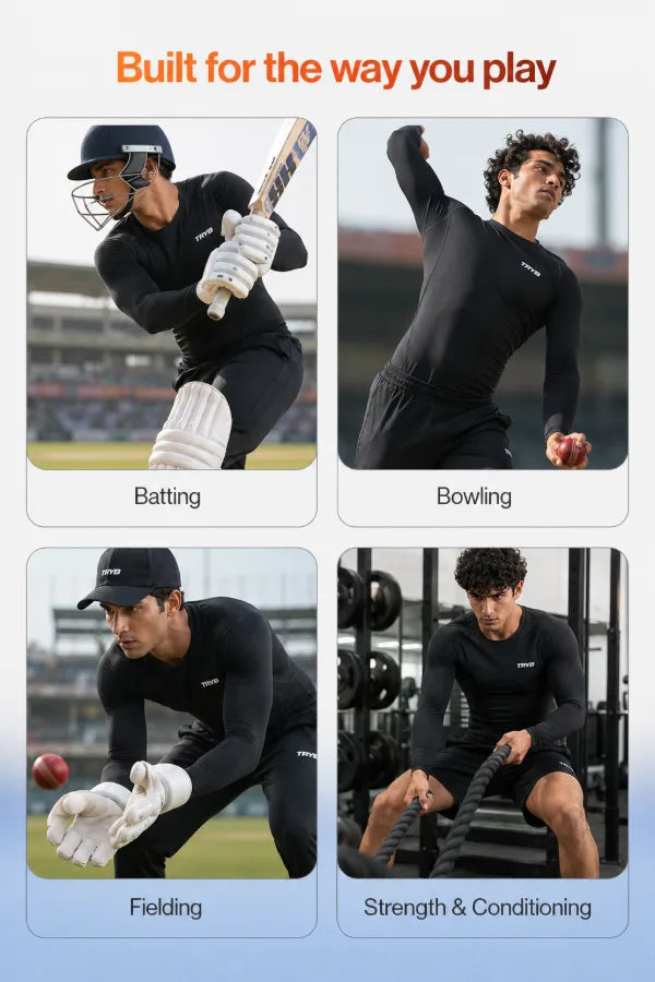 Built for the way you play: batting, bowling, fielding, strength and conditioning