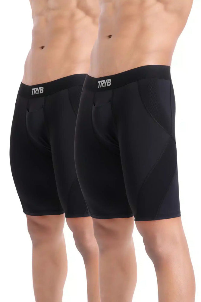 
                  
                    Trybwear Energizer (Compression) - 2 Pack All Black / S
                  
                
