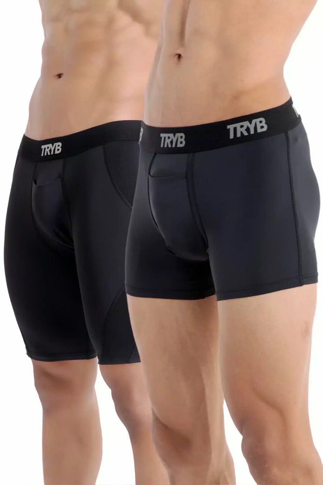 
                  
                    Trybwear Energizer x Activ Square Cut (Combo) All Black - Midnight Black / S
                  
                
