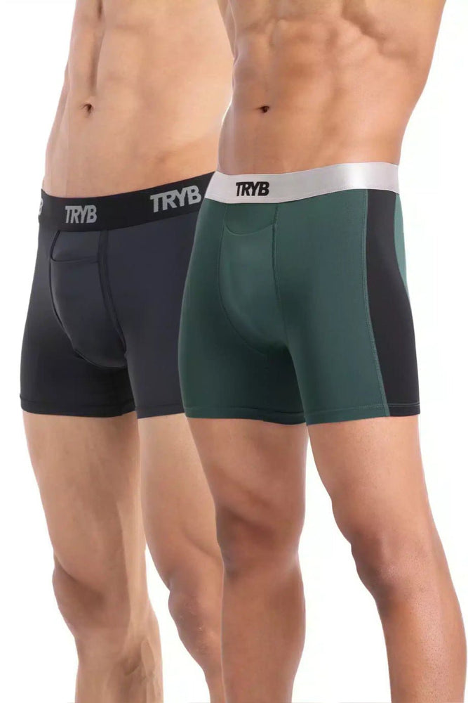 
                  
                    Trybwear Platinum x Activ Square Cut (Combo) Emerald Black - Midnight Black / S
                  
                