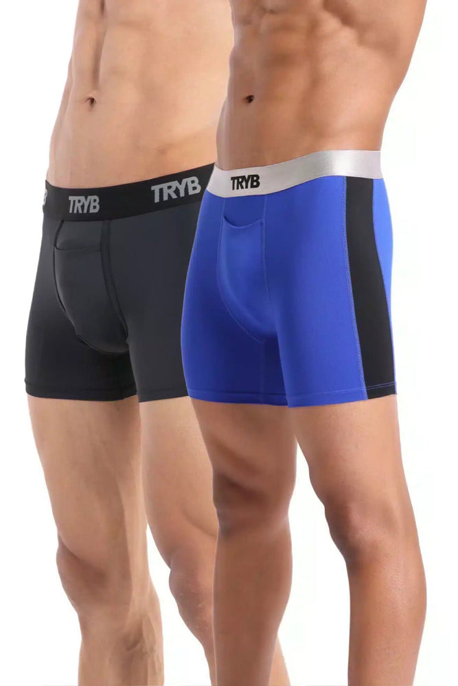 
                  
                    Trybwear Platinum x Activ Square Cut (Combo) Midnight Black - Onyx Indigo / S
                  
                