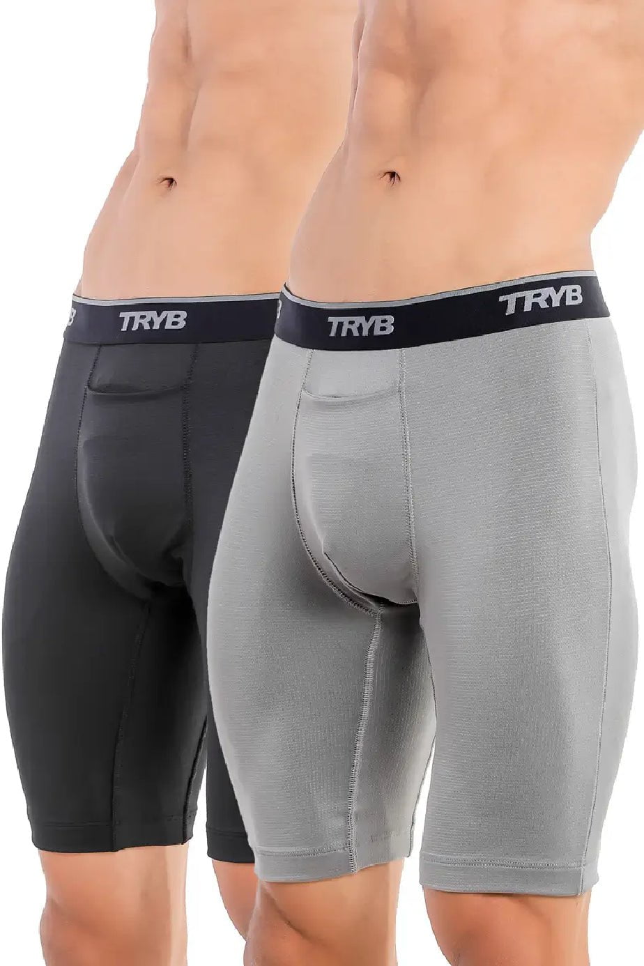 Trybwear PRO - Compression (2 pack) Black Raven - Shark Grey / S